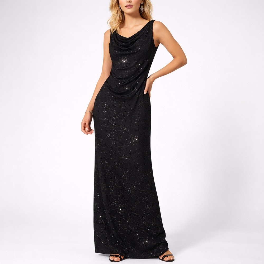 Jessica Howard Black Evening Gown NWT Size 14P